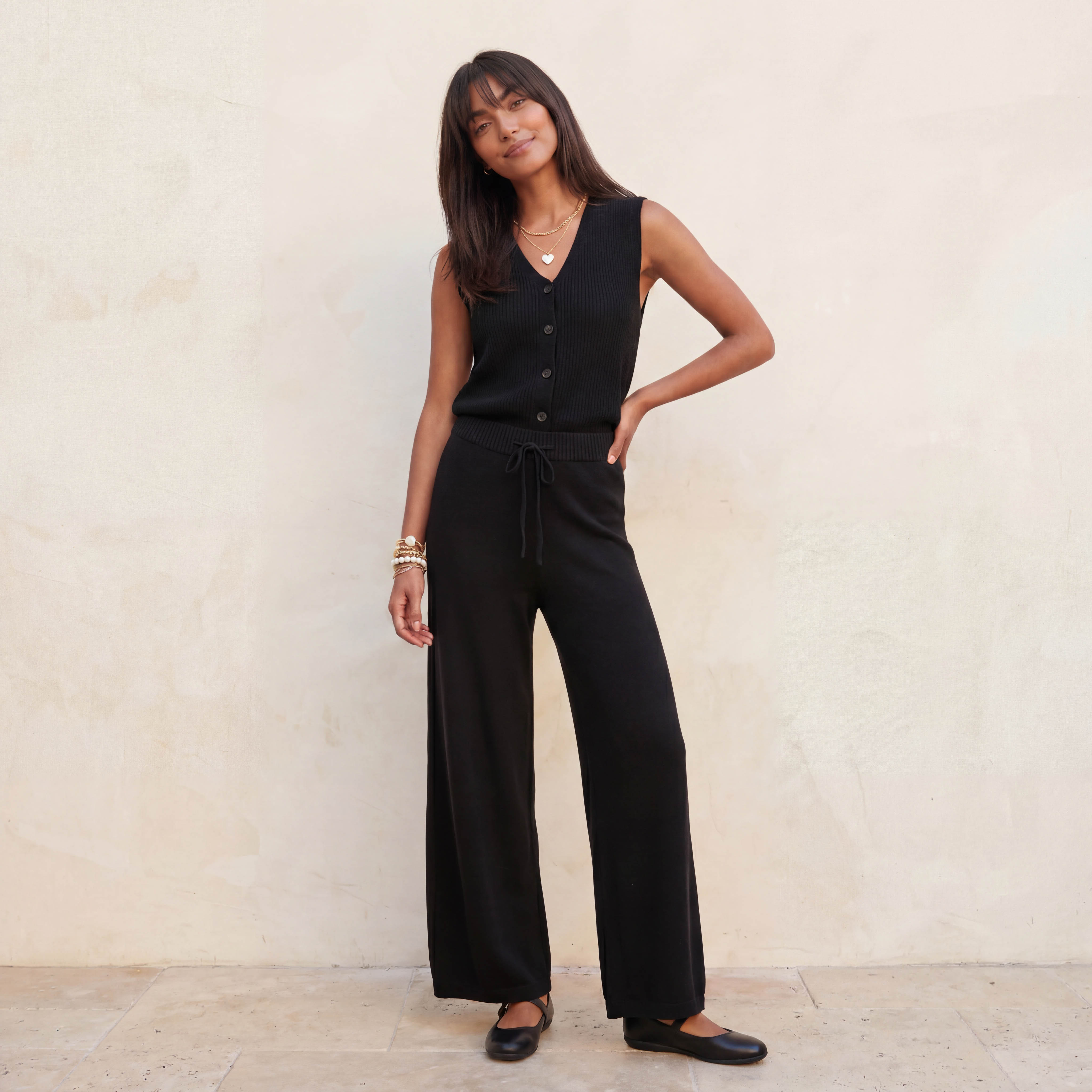 Splash Youth Straight Fit Drawstring Waist Pants-women-clothing-trousers-image-3