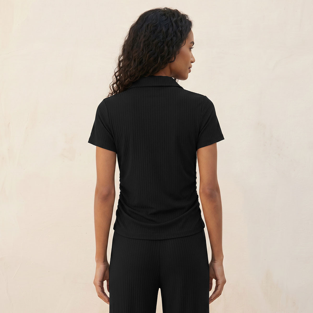 قميص بتفاصيل كشكش من سبلاش يوث-women-clothing-shirtsandblouses-shirts-image-4