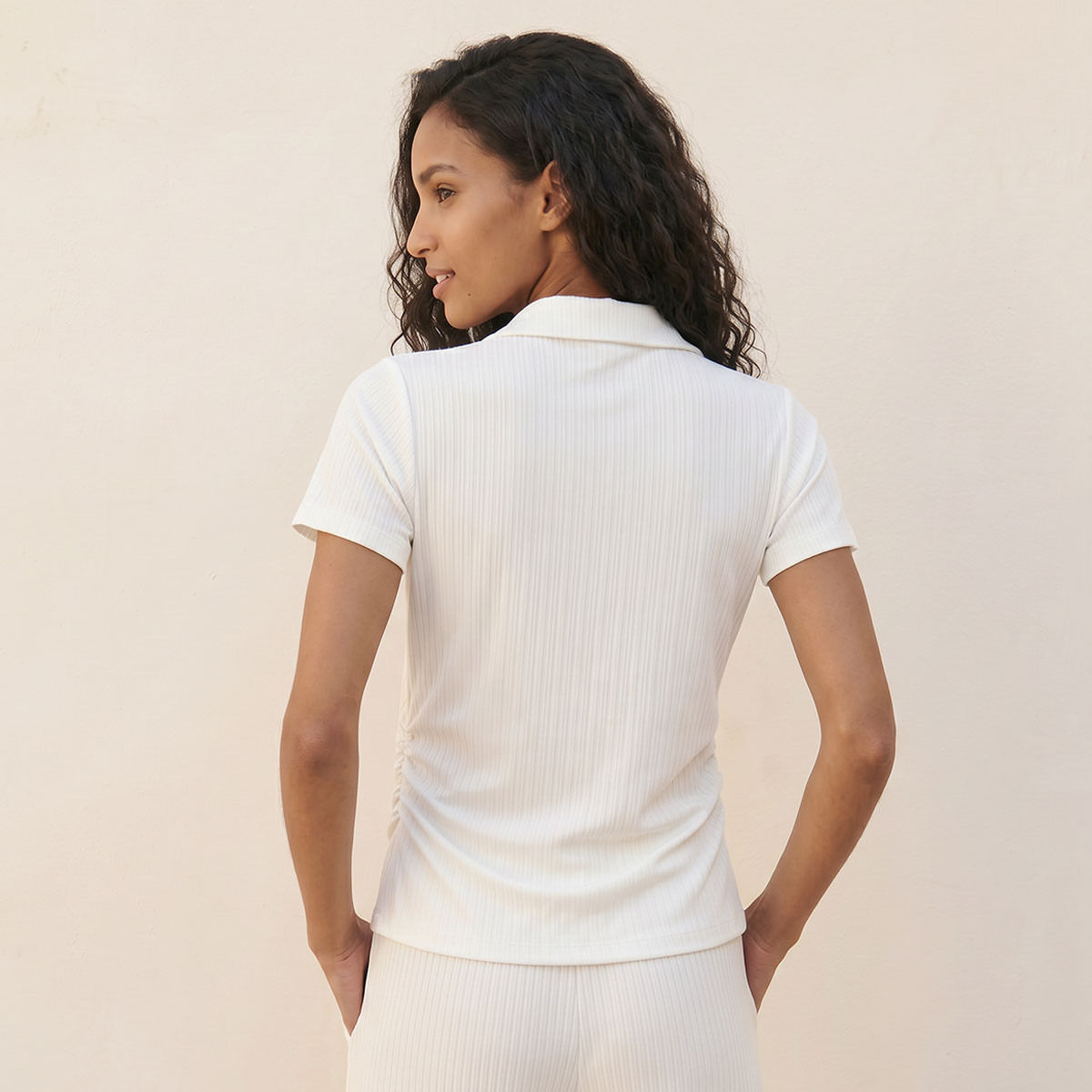 قميص بتفاصيل كشكش من سبلاش يوث-women-clothing-shirtsandblouses-shirts-image-4