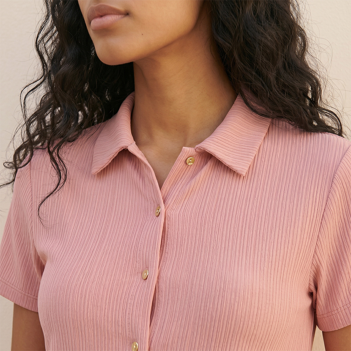 قميص بتفاصيل كشكش من سبلاش يوث-women-clothing-shirtsandblouses-shirts-image-5