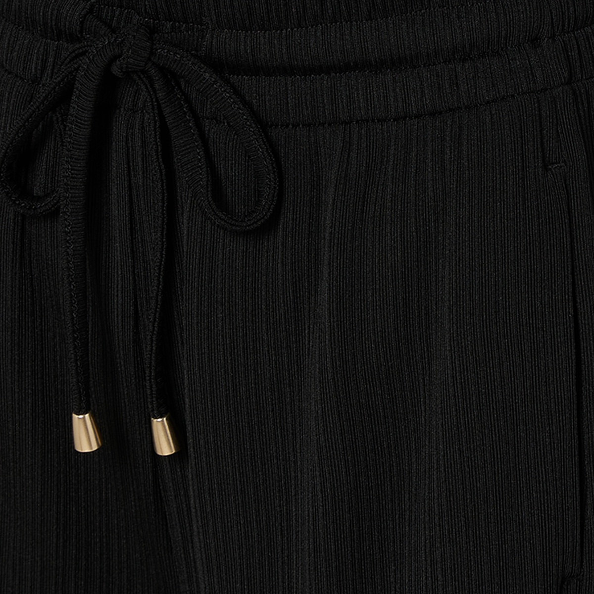 بنطلون مضلّع بقصّة مستقيمة وخصر برباط من سبلاش يوث-women-clothing-bottoms-joggers-image-2