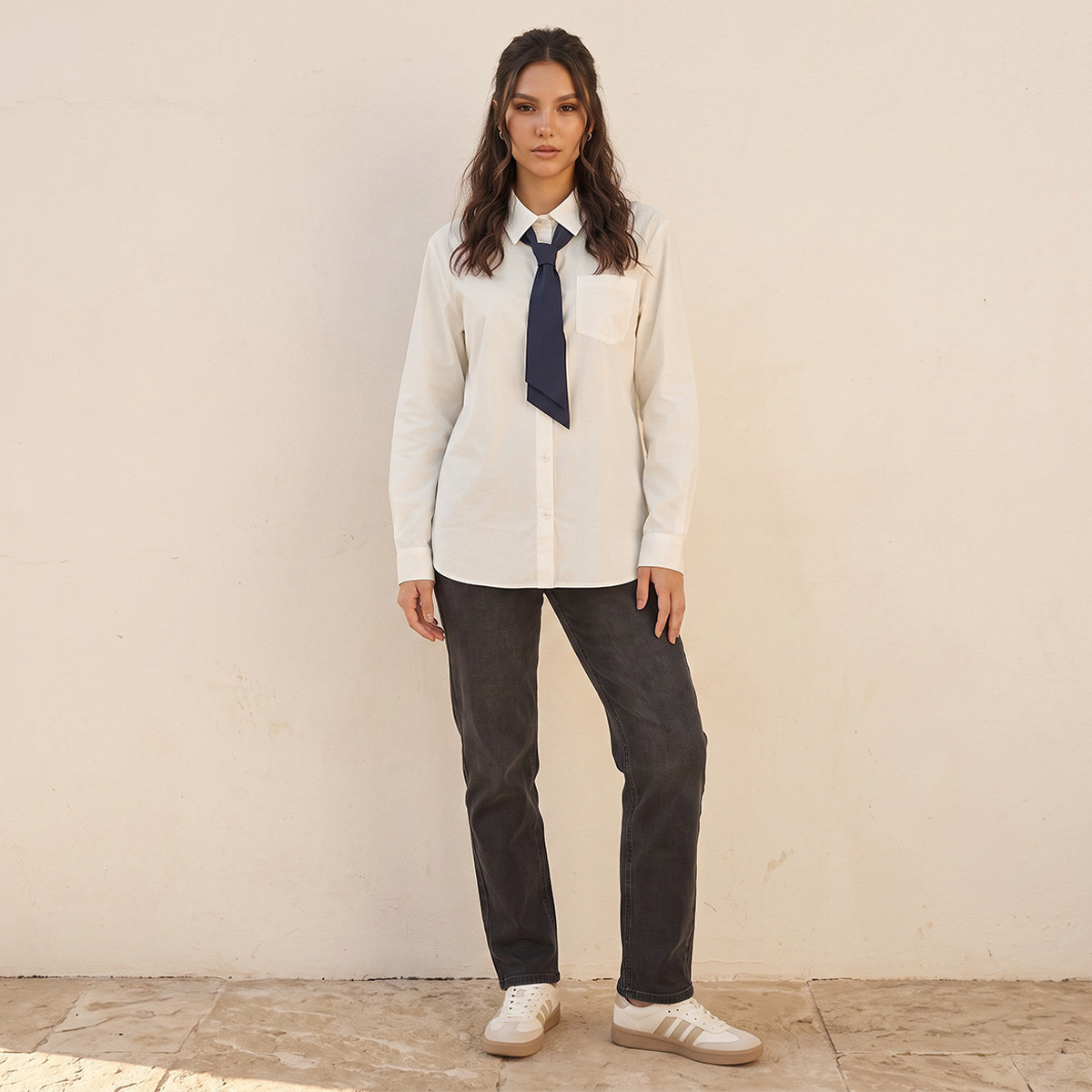 Splash Youth Shirt with Neck Tie-women-clothing-shirtsandblouses-shirts-image-4