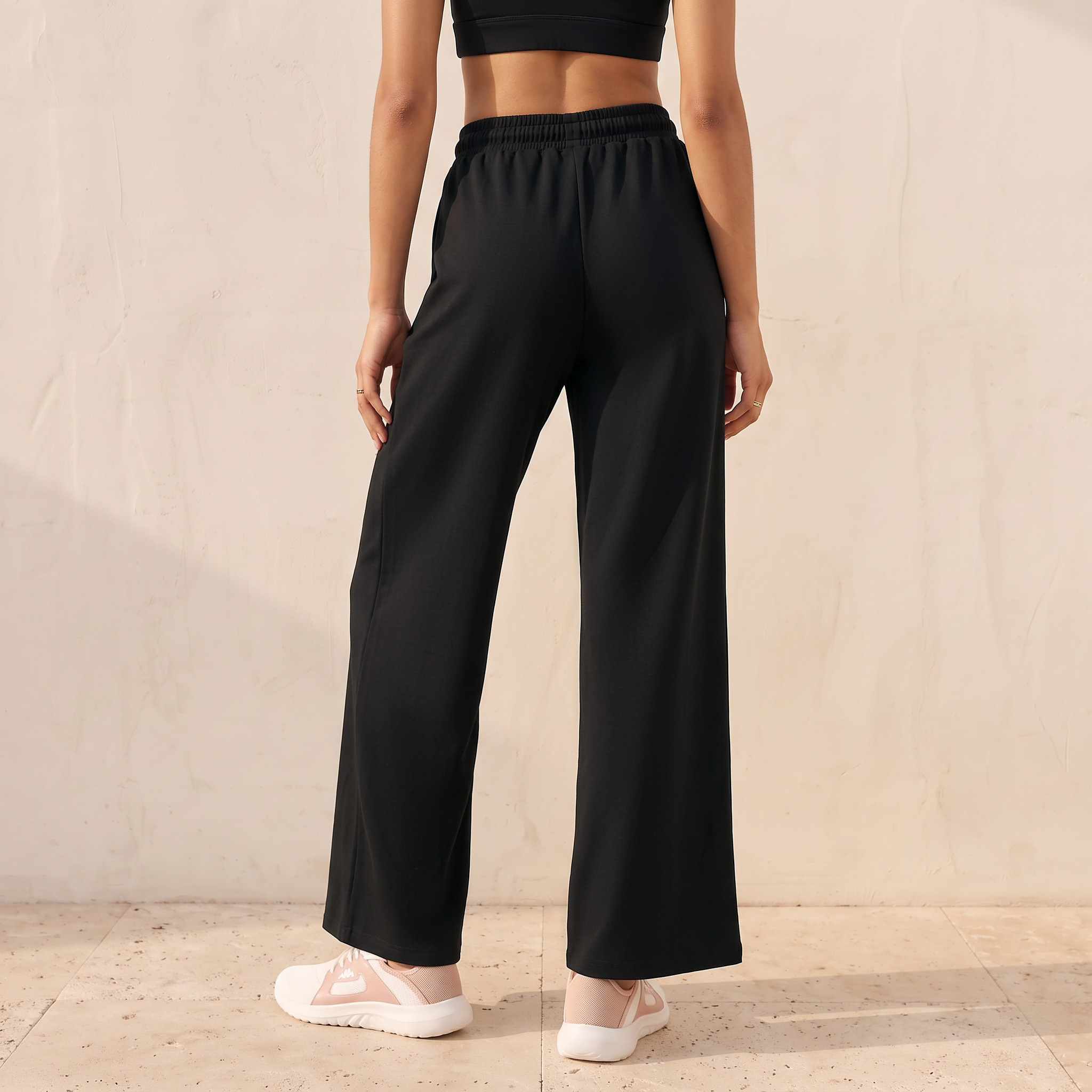 Splash Youth Straight Fit Drawstring Waist Trousers-women-clothing-bottoms-joggers-image-3