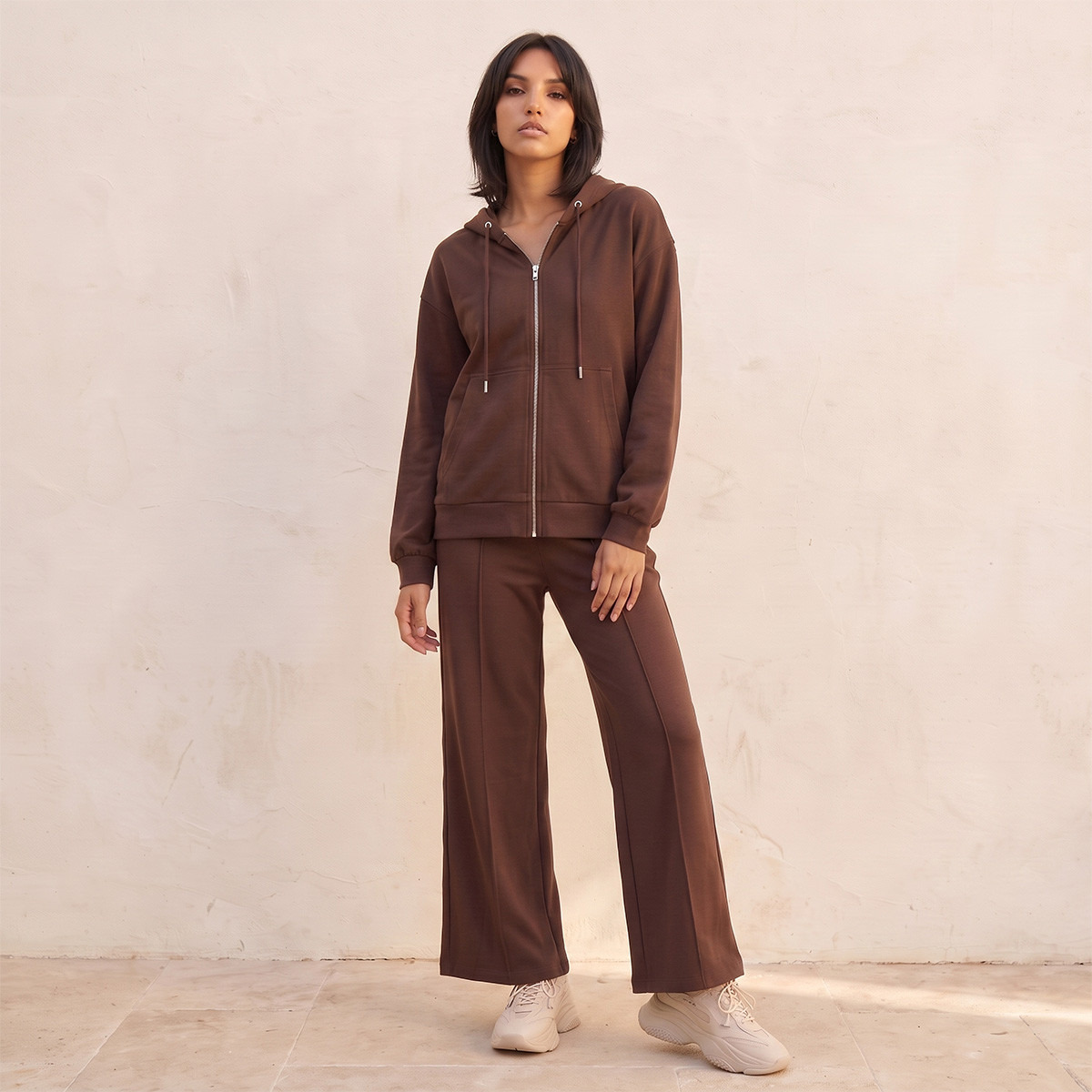 Splash Youth Straight Fit Drawstring Waist Trousers-women-clothing-bottoms-joggers-image-2