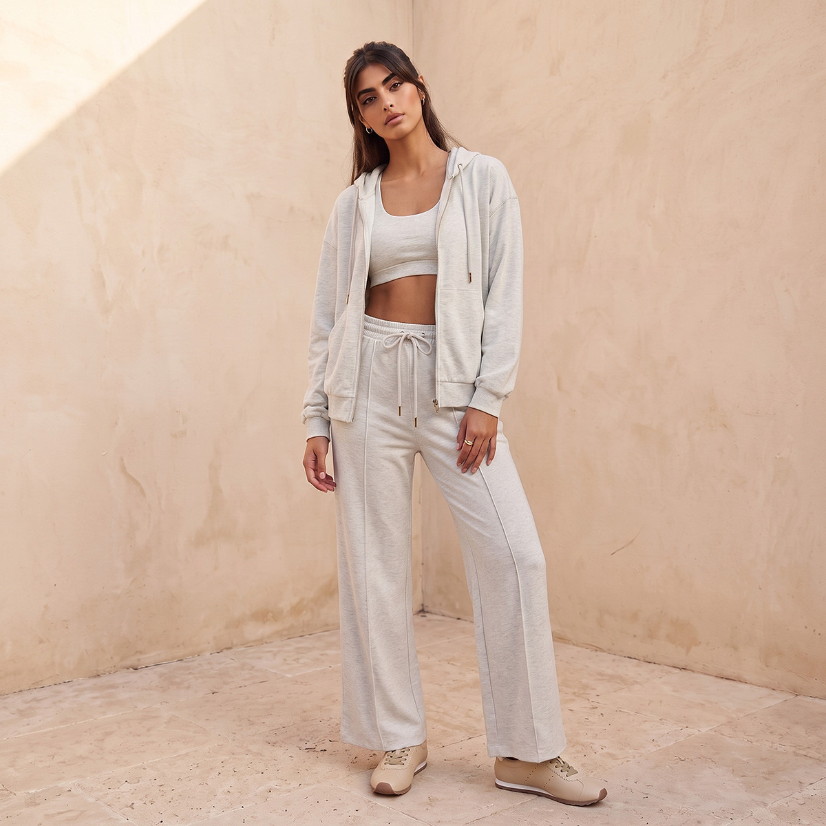 Splash Youth Straight Fit Drawstring Waist Trousers-women-clothing-bottoms-joggers-image-2