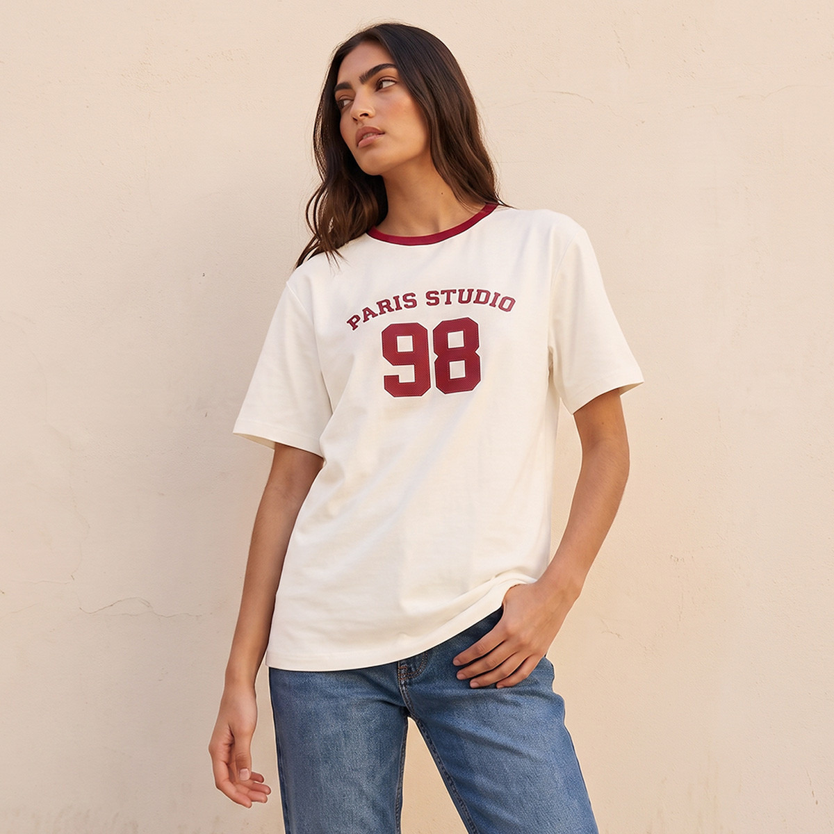 Splash Youth T-shirt with Typographic Print-women-clothing-tshirts-image-1
