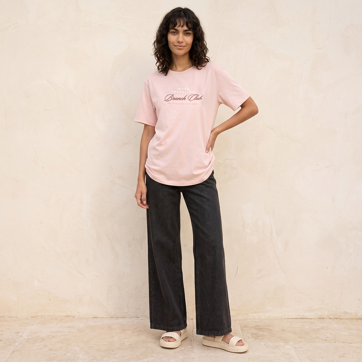 Splash Youth T-shirt with Typographic Print-women-clothing-tshirts-image-3