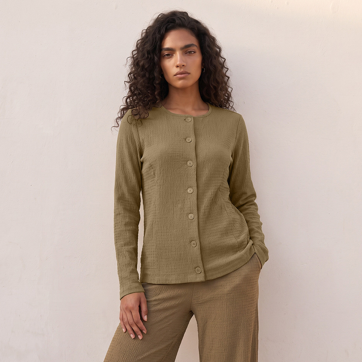 بلوزة بأزرار أمامية من سبلاش يوث-women-clothing-shirtsandblouses-blouses-image-1