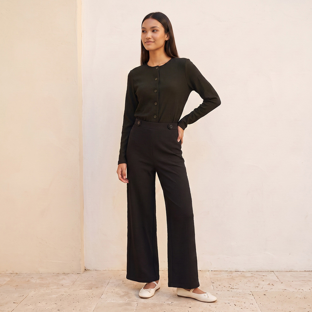 بلوزة بأزرار أمامية من سبلاش يوث-women-clothing-shirtsandblouses-blouses-image-2