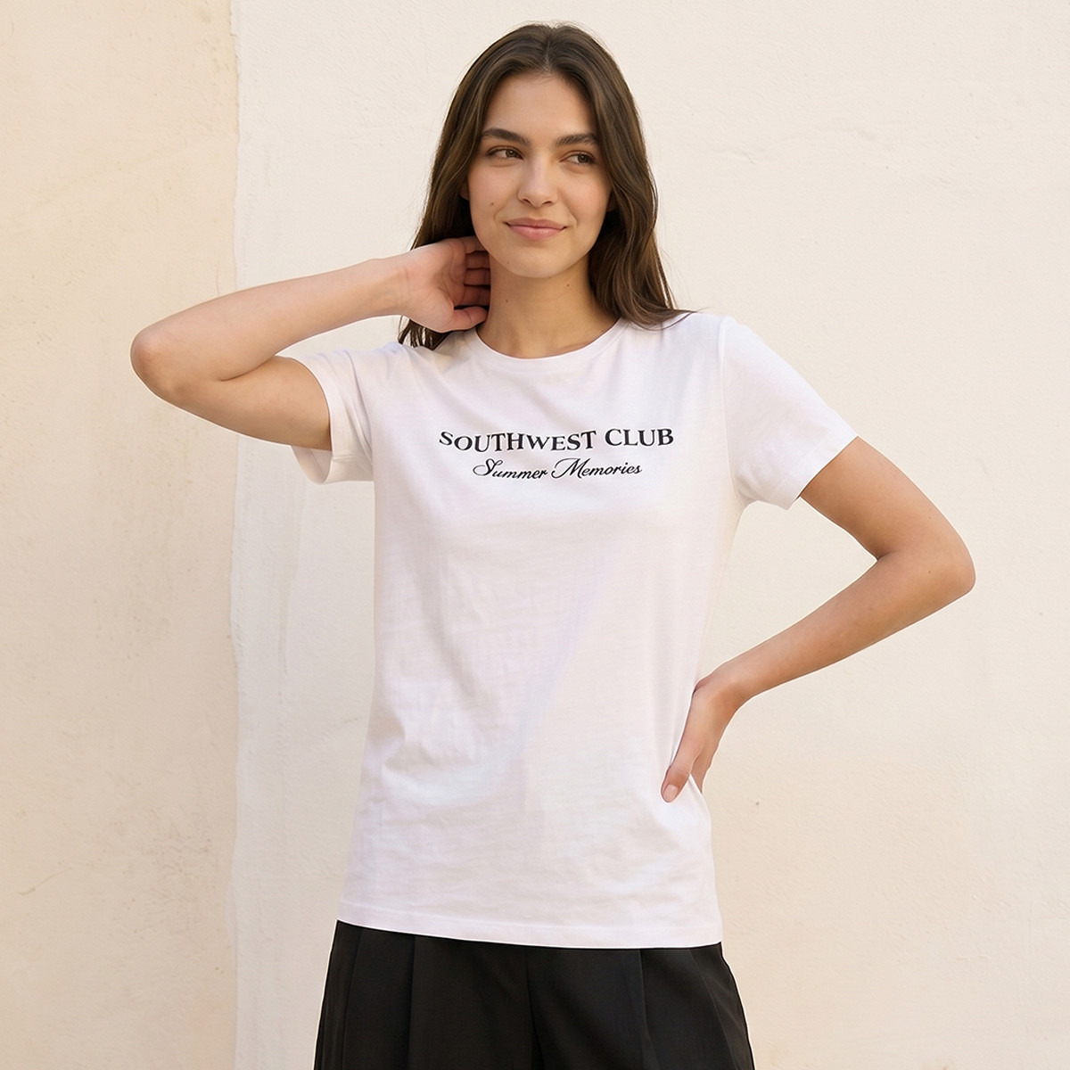 تيشيرت قطن من سبلاش يوث-women-clothing-tshirts-image-1