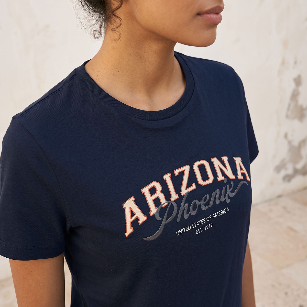 Splash Youth Cotton T-shirt with Typographic Print-women-clothing-tshirts-image-7