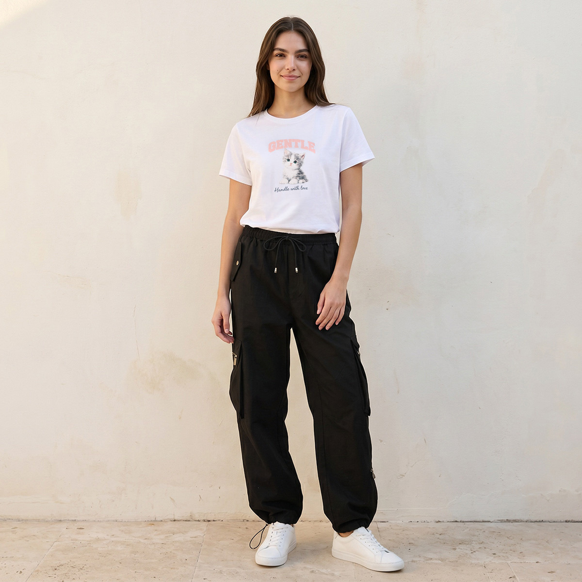 Splash Youth Cotton T-shirt with Graphic Print-women-clothing-tshirts-image-3