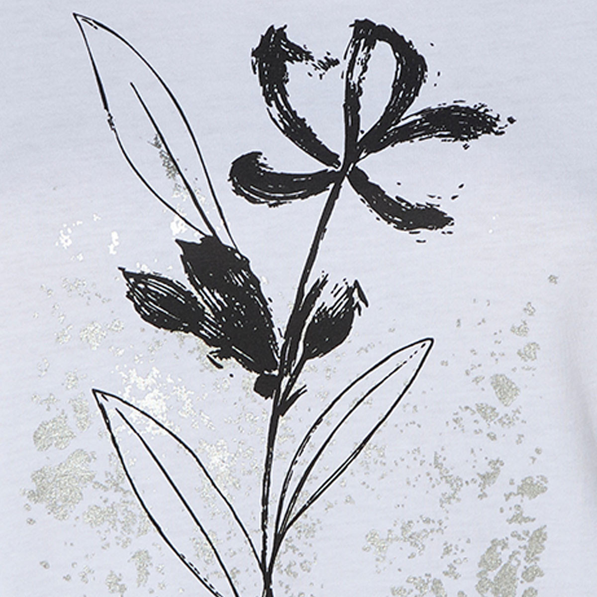 Splash Youth Cotton T-shirt with Floral Print-women-clothing-tshirts-image-2