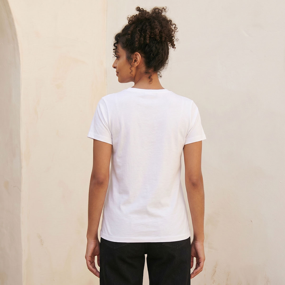 تيشيرت قطن بطبعات زهرية من سبلاش يوث-women-clothing-tshirts-image-4