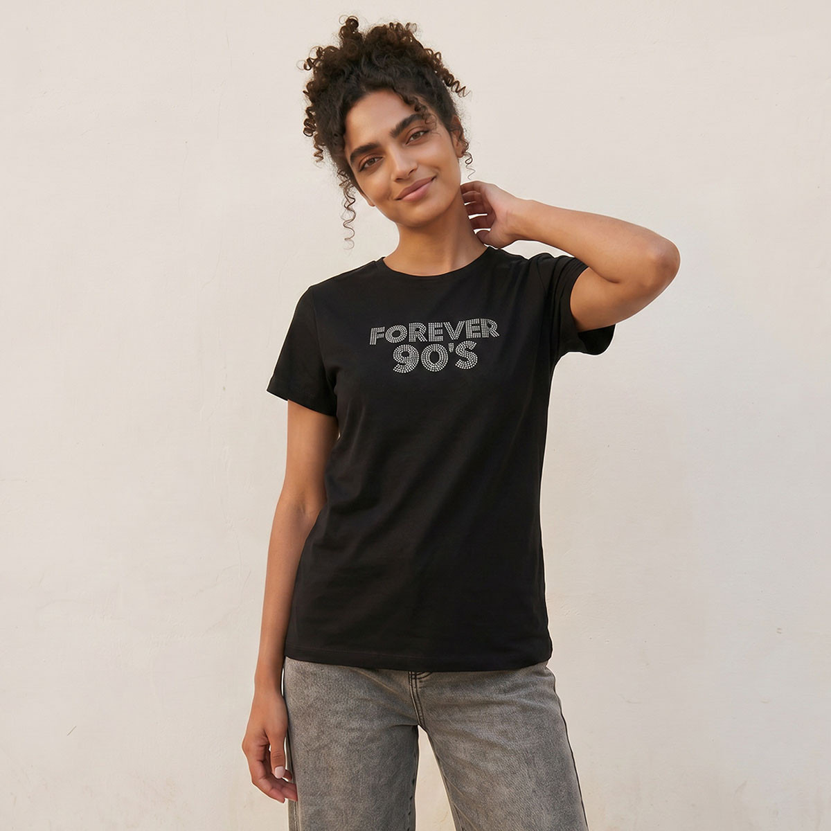 Splash Youth Cotton Embellished T-shirt-women-clothing-tshirts-image-5