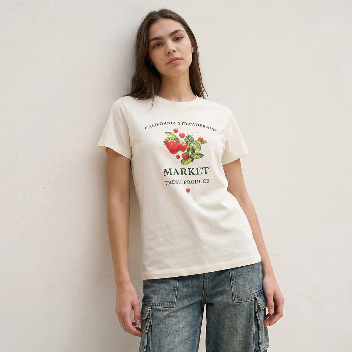 Splash Youth Cotton T-shirt with Graphic Print-women-clothing-tshirts-image-1