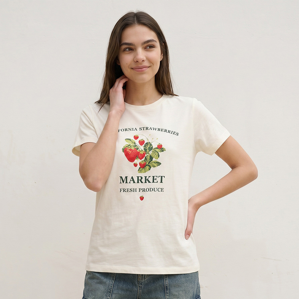 Splash Youth Cotton T-shirt with Graphic Print-women-clothing-tshirts-image-5