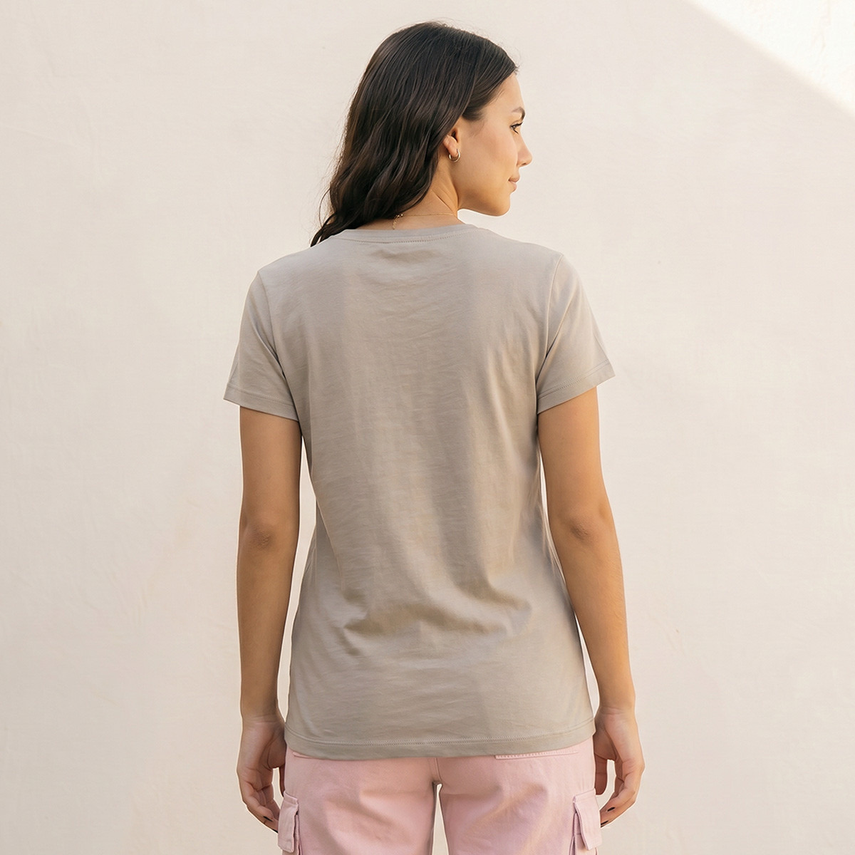 Splash Youth Cotton T-shirt with Floral Print-women-clothing-tshirts-image-4