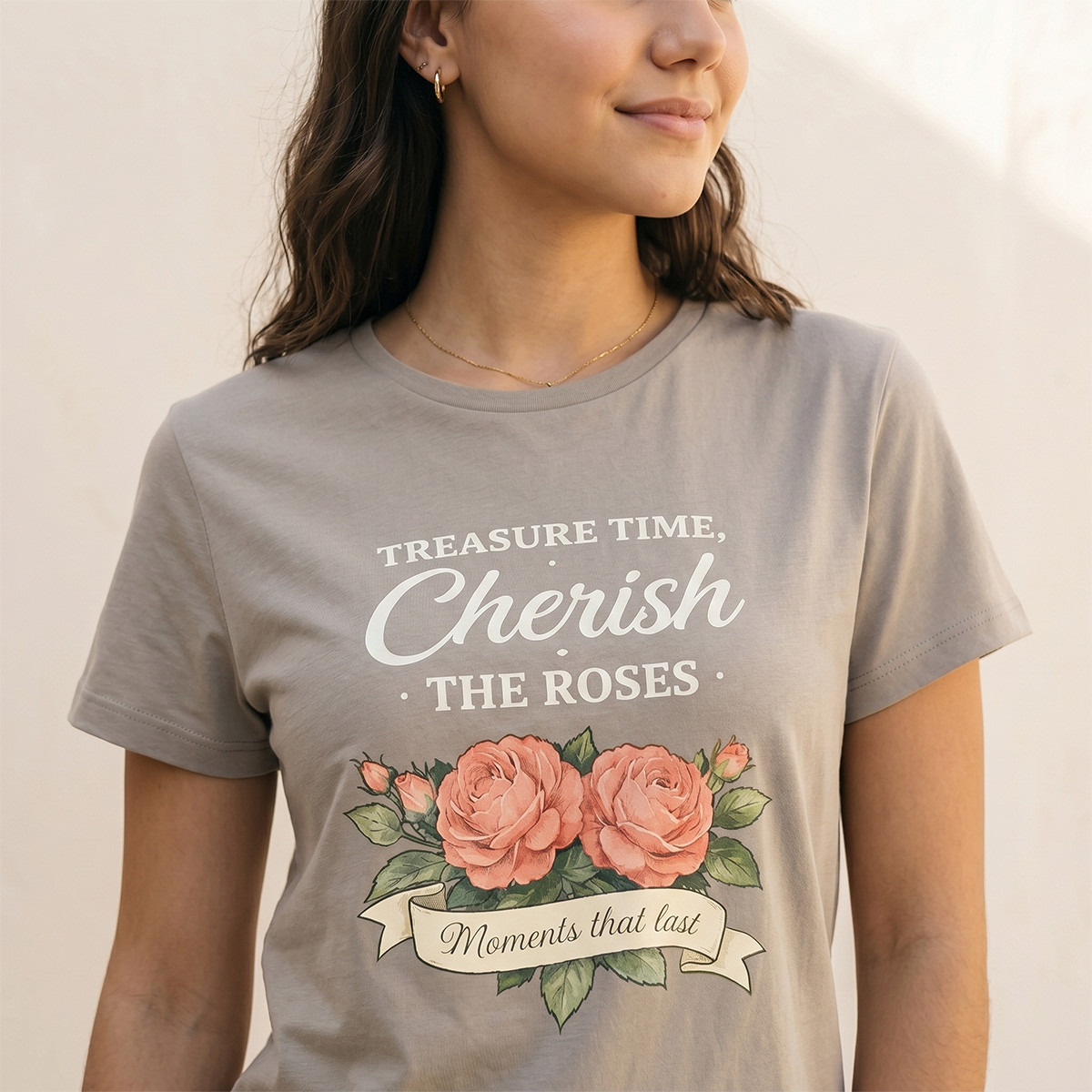 Splash Youth Cotton T-shirt with Floral Print-women-clothing-tshirts-image-6