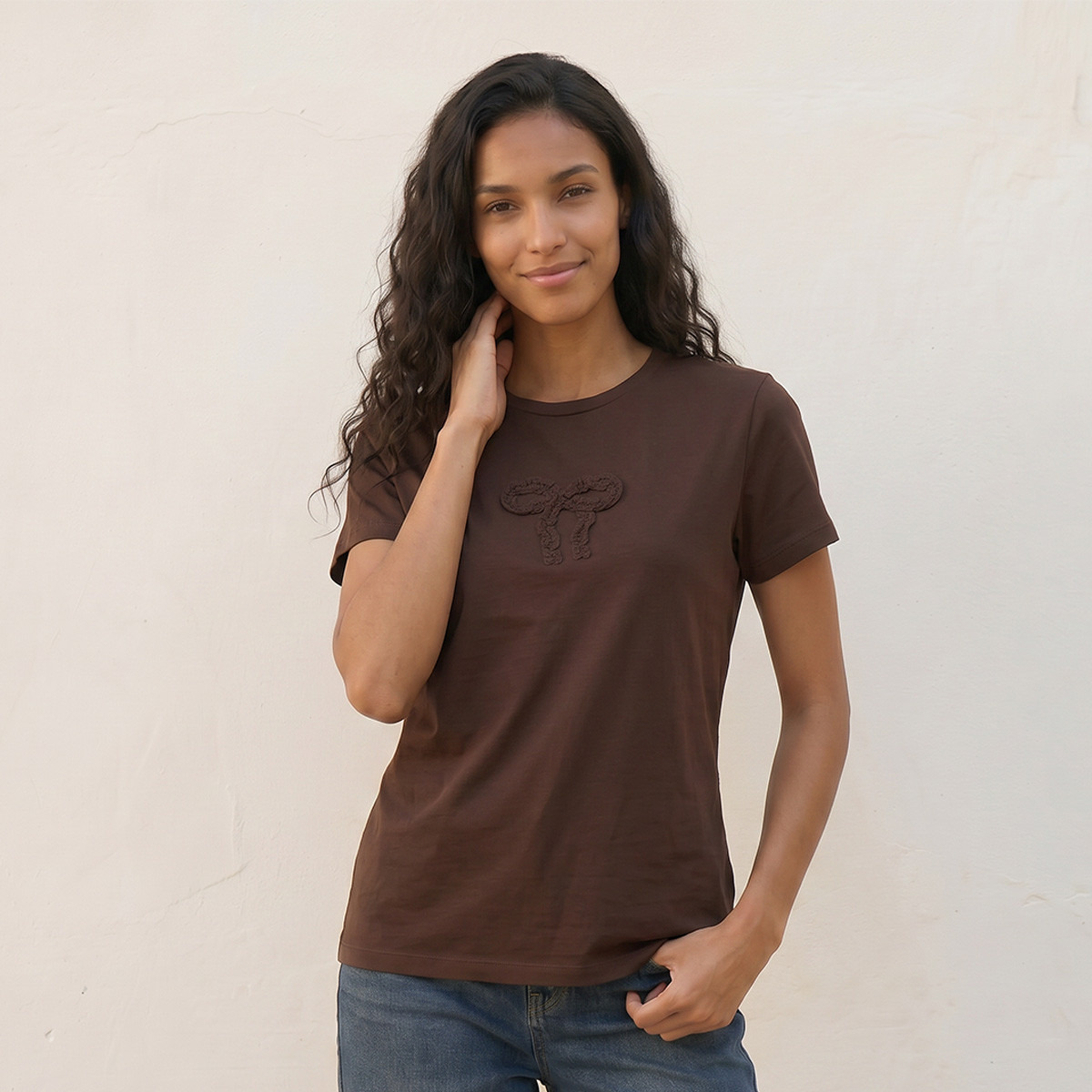 Splash Youth Cotton Applique T-shirt-women-clothing-tshirts-image-1