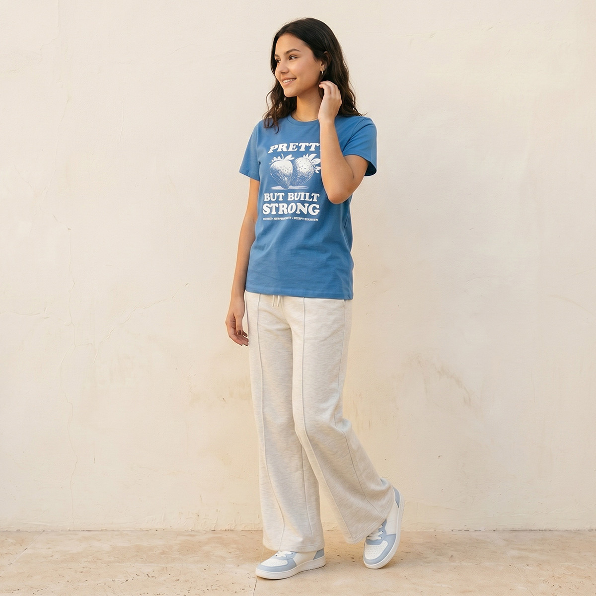 تيشيرت قطن بطبعات جرافيك من سبلاش يوث-women-clothing-tshirts-image-3