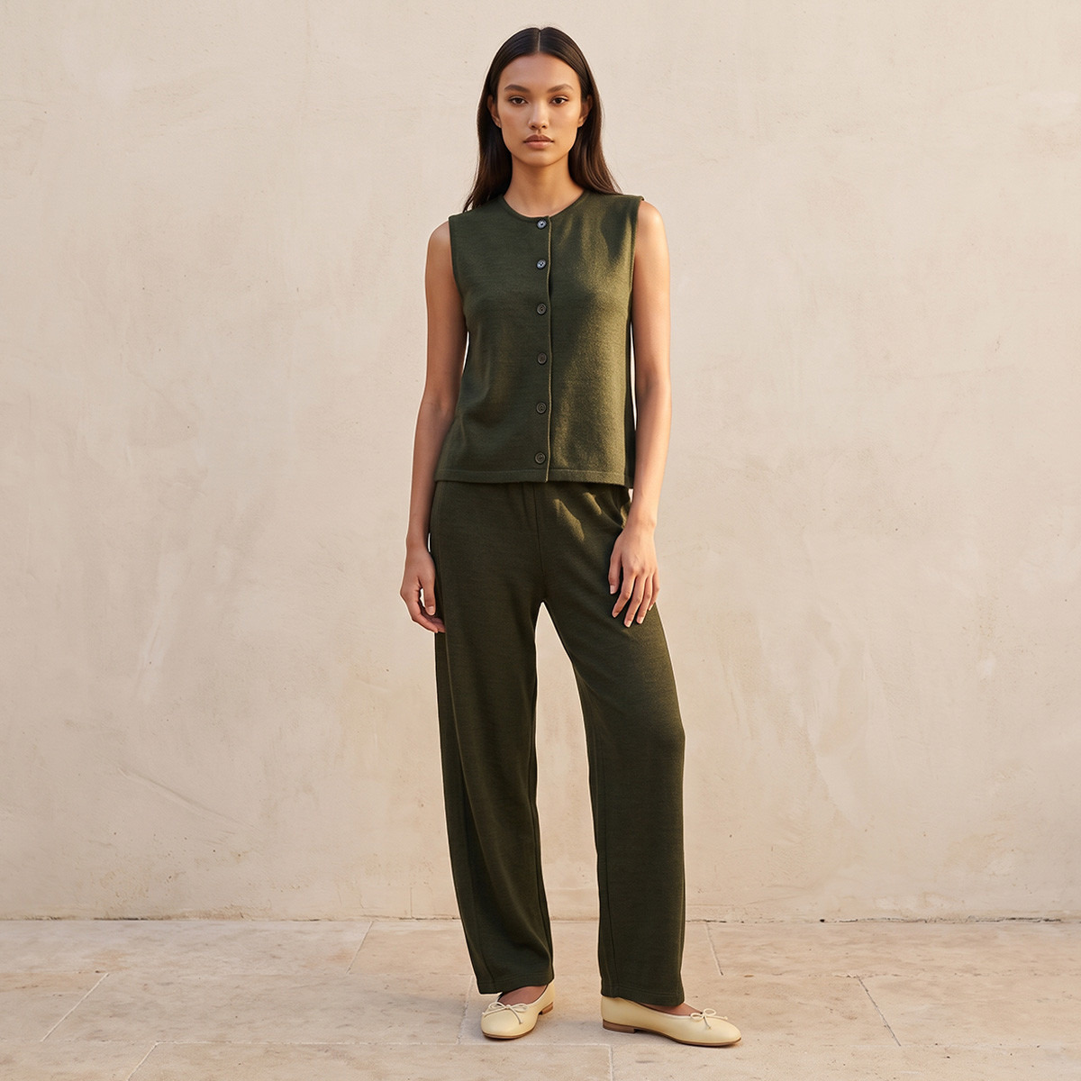 Splash Youth Textured Sleeveless Top with Buttons-women-clothing-shirtsandblouses-blouses-image-4