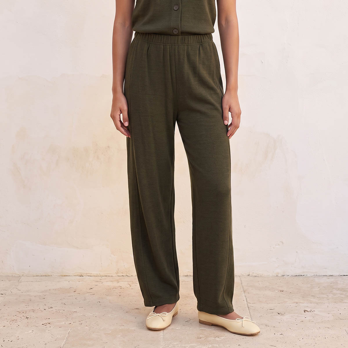 Splash Youth Barrel Fit Elasticated Waist Pants-women-clothing-trousers-image-1