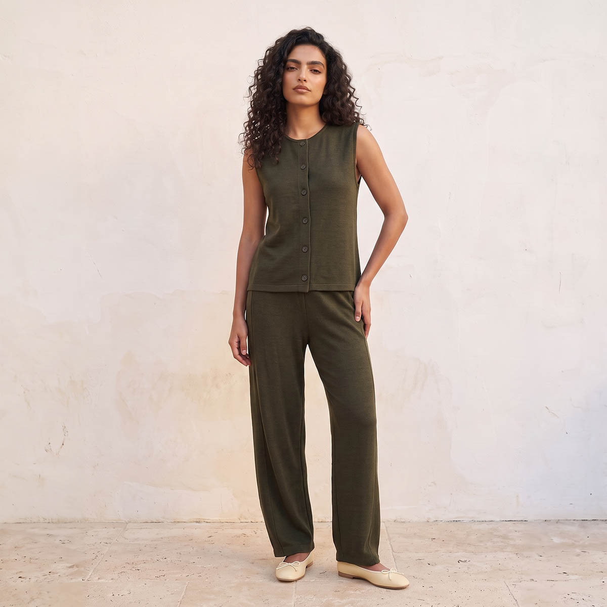 Splash Youth Barrel Fit Elasticated Waist Pants-women-clothing-trousers-image-2