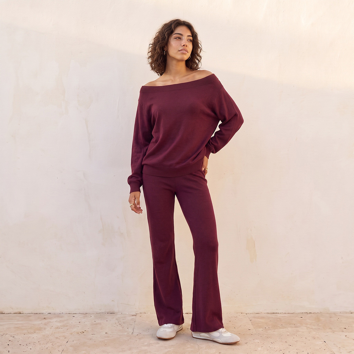 بلوزة بأكمام طويلة وياقة قارب من سبلاش يوث-women-clothing-shirtsandblouses-blouses-image-5