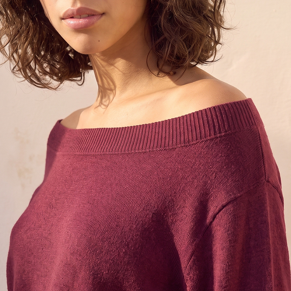 بلوزة بأكمام طويلة وياقة قارب من سبلاش يوث-women-clothing-shirtsandblouses-blouses-image-6