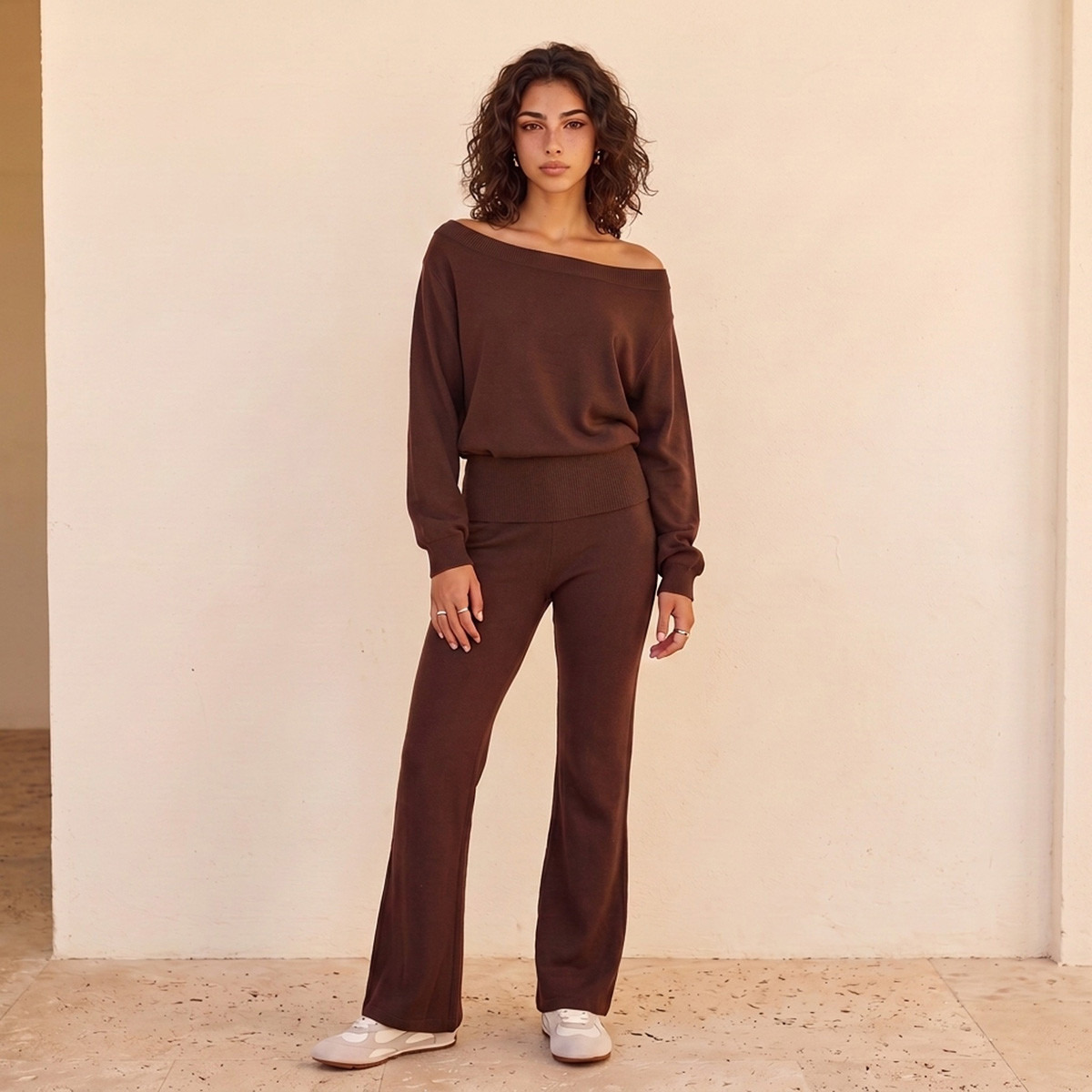 بلوزة بأكمام طويلة وياقة قارب من سبلاش يوث-women-clothing-shirtsandblouses-blouses-image-2