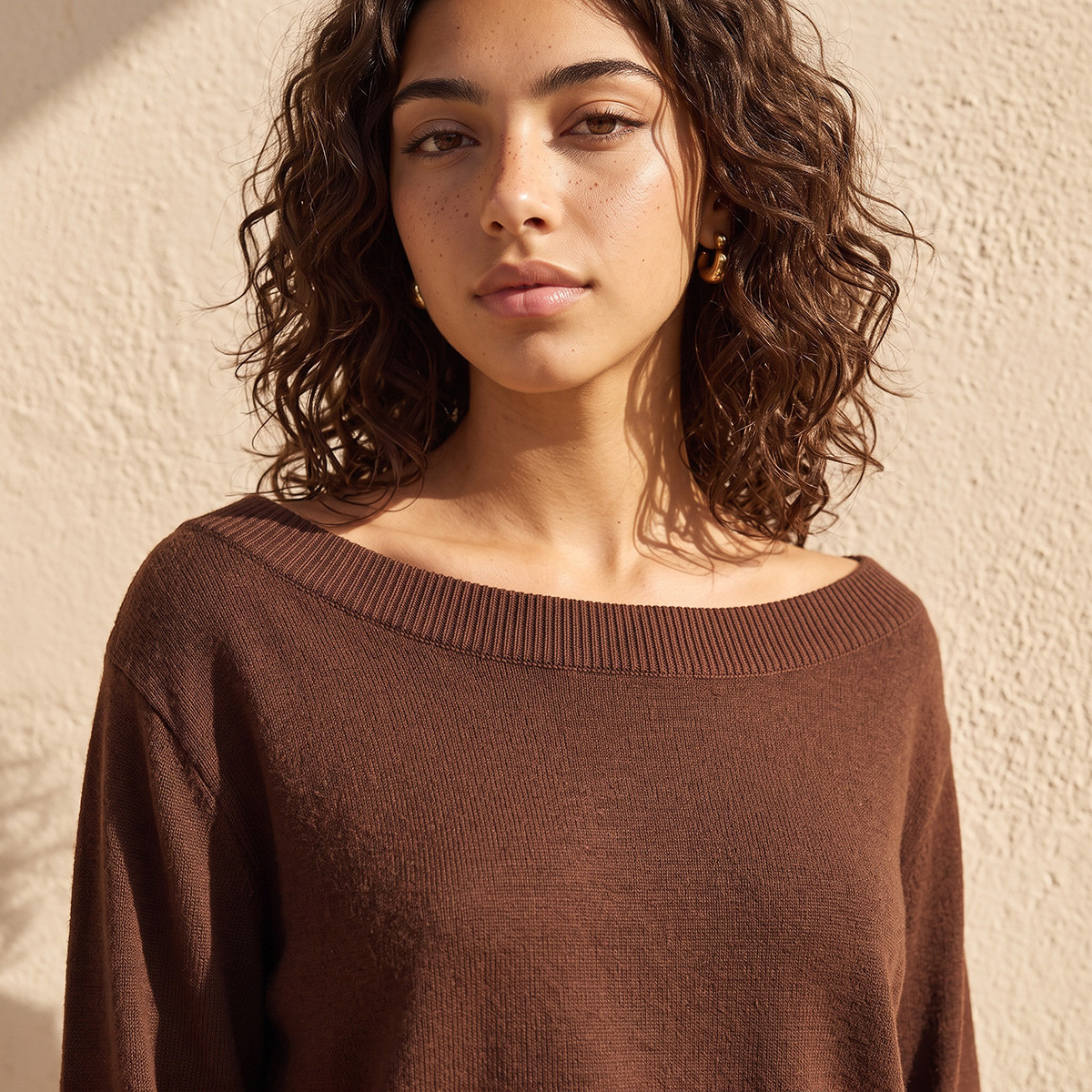 بلوزة بأكمام طويلة وياقة قارب من سبلاش يوث-women-clothing-shirtsandblouses-blouses-image-4