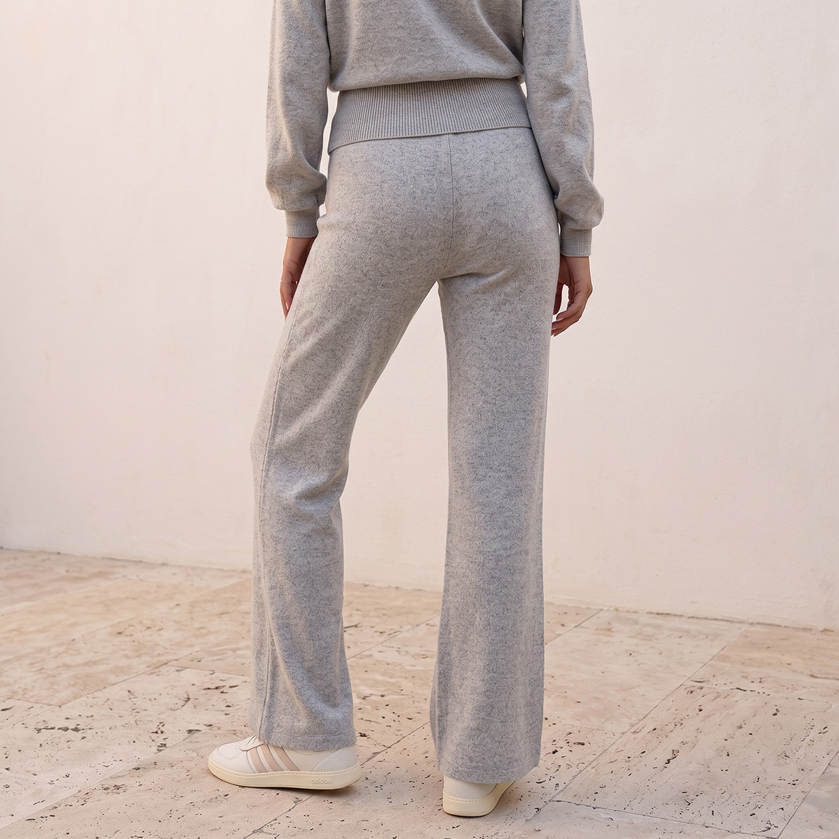 بنطلون واسع بقصة فلير وخصر مضلع من سبلاش يوث-women-clothing-trousers-image-3