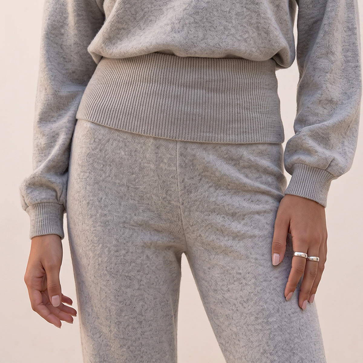 بنطلون واسع بقصة فلير وخصر مضلع من سبلاش يوث-women-clothing-trousers-image-4