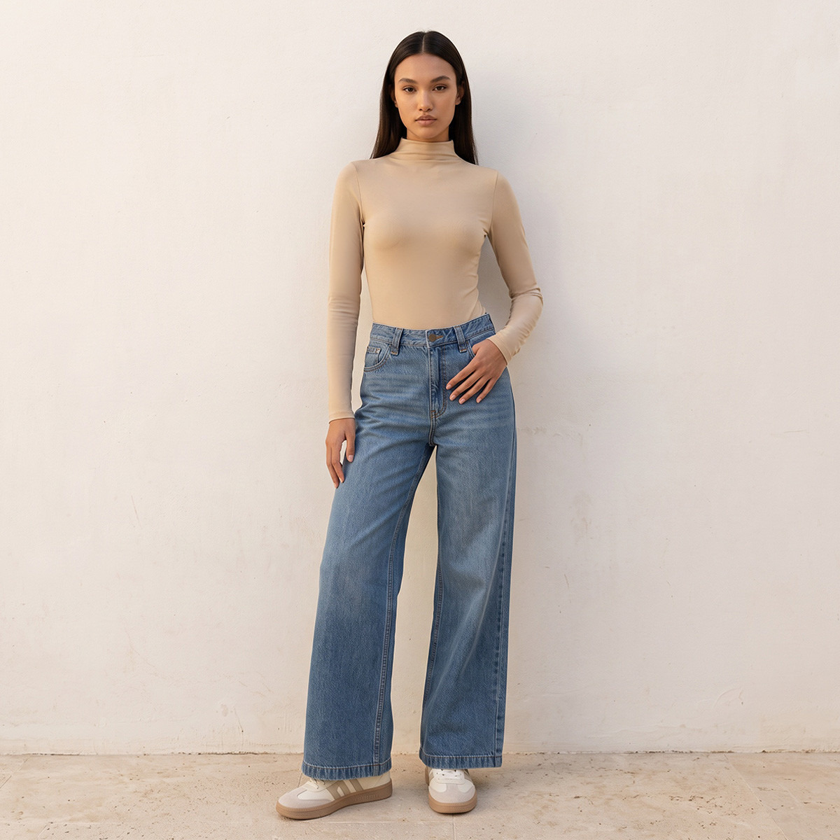 بودي سوت بياقة عالية من سبلاش يوث-women-clothing-tshirts-image-4