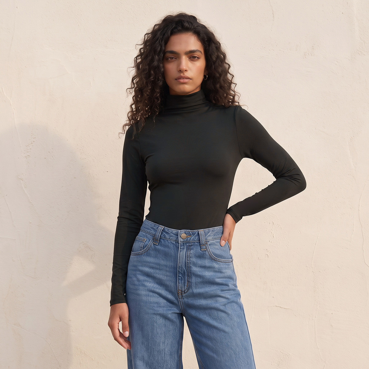 بودي سوت بياقة عالية من سبلاش يوث-women-clothing-tshirts-image-6