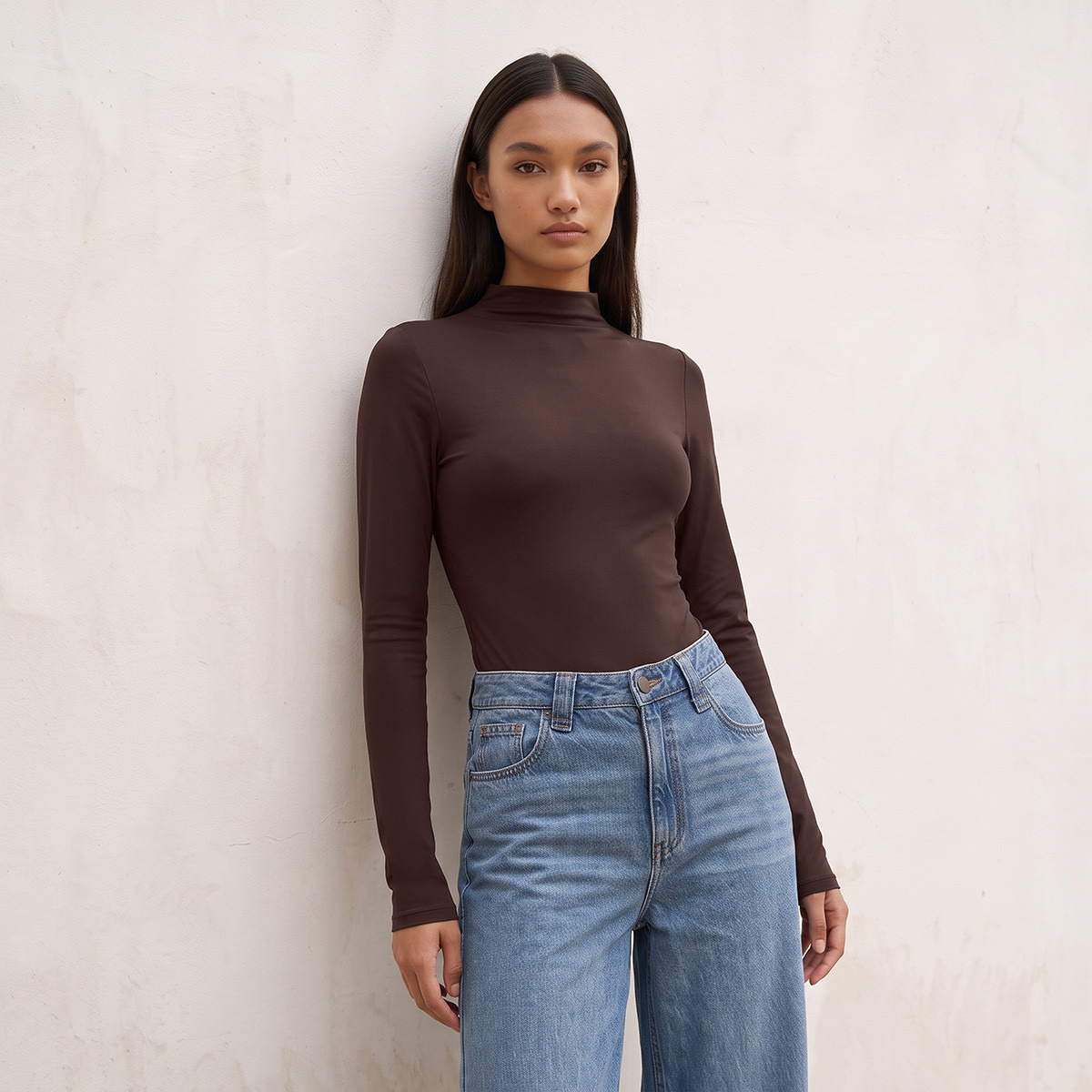 بودي سوت بياقة عالية من سبلاش يوث-women-clothing-tshirts-image-8