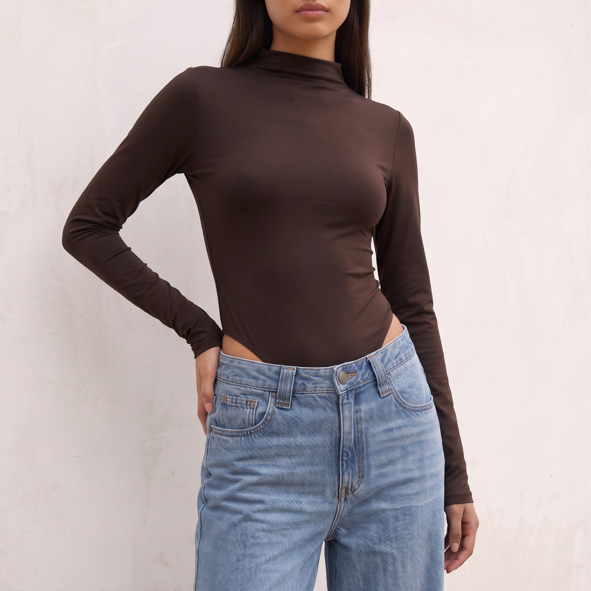 بودي سوت بياقة عالية من سبلاش يوث-women-clothing-tshirts-image-3