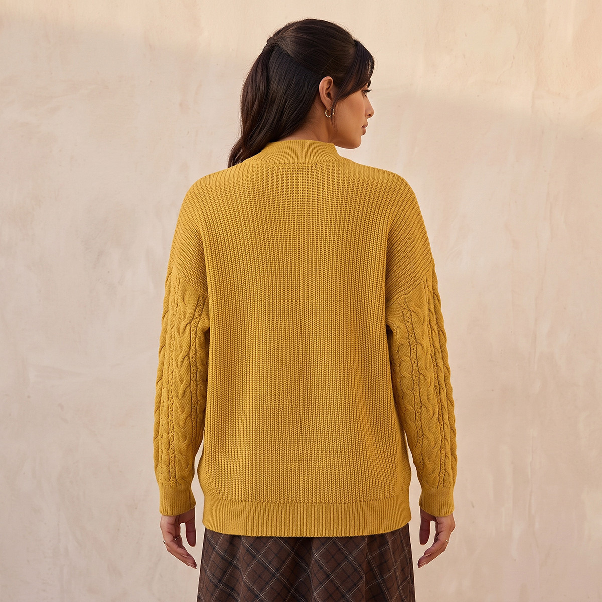 Splash Youth Oversized Cable Knit Sweater-women-winterwear-cardigansandjumpers-jumpers-image-3