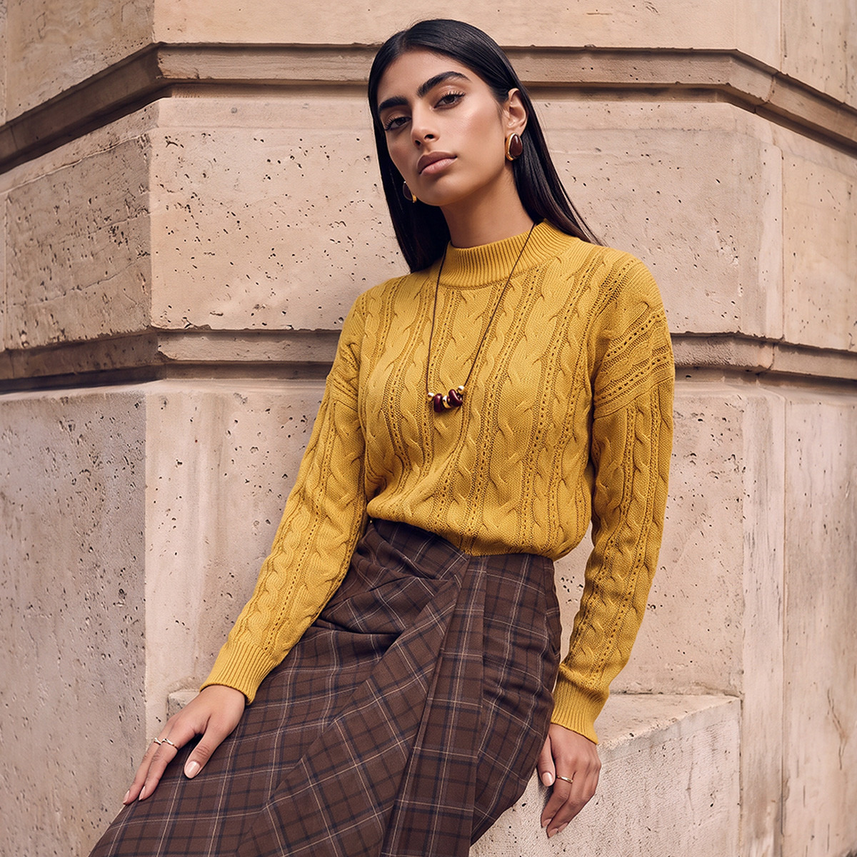 Splash Youth Oversized Cable Knit Sweater-women-winterwear-cardigansandjumpers-jumpers-image-5