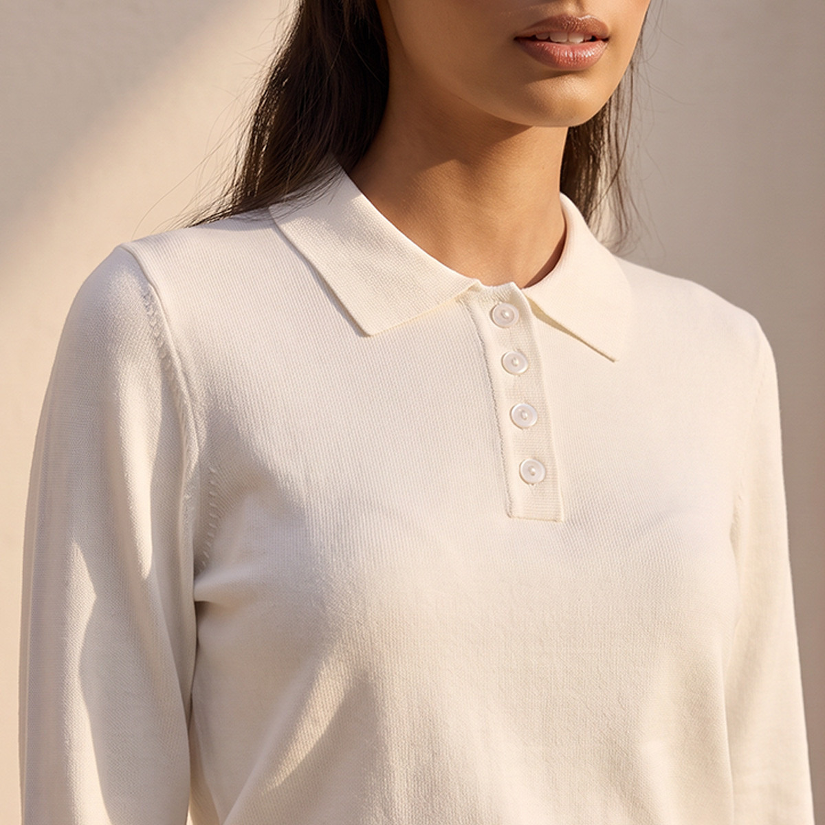 Splash Youth Polo Sweater with Ribbed Hem-women-winterwear-cardigansandjumpers-jumpers-image-4