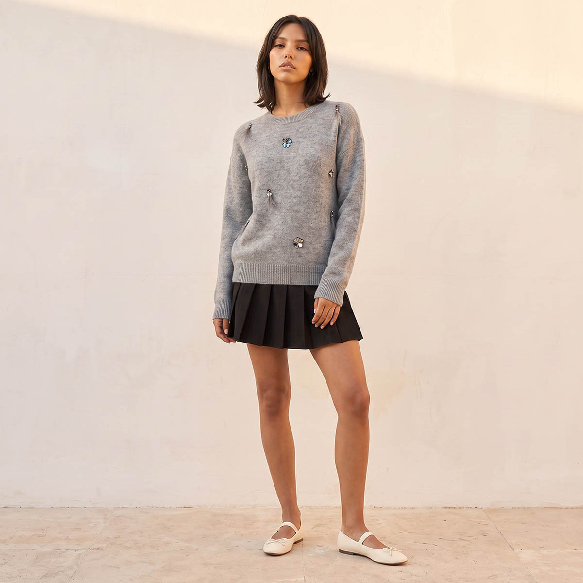 Splash Youth Embellished Crew Neck Sweater-women-winterwear-cardigansandjumpers-jumpers-image-4