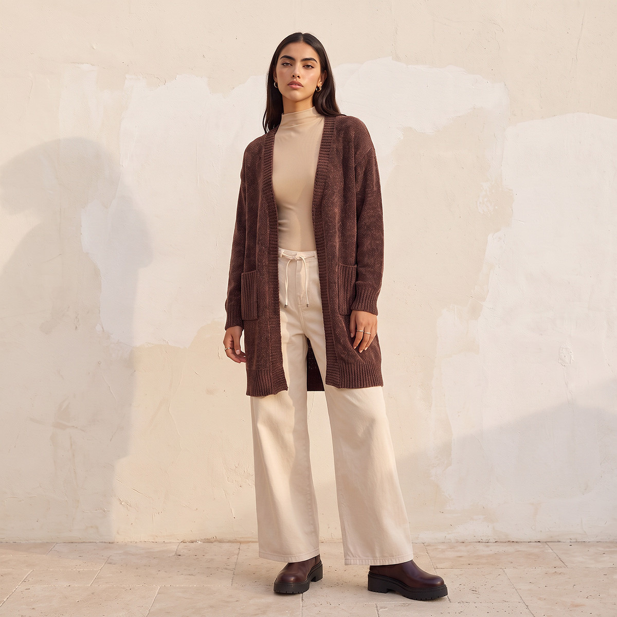 سترة بارزة الملمس بجيوب من يوث من سبلاش-women-clothing-shirtsandblouses-blouses-image-3