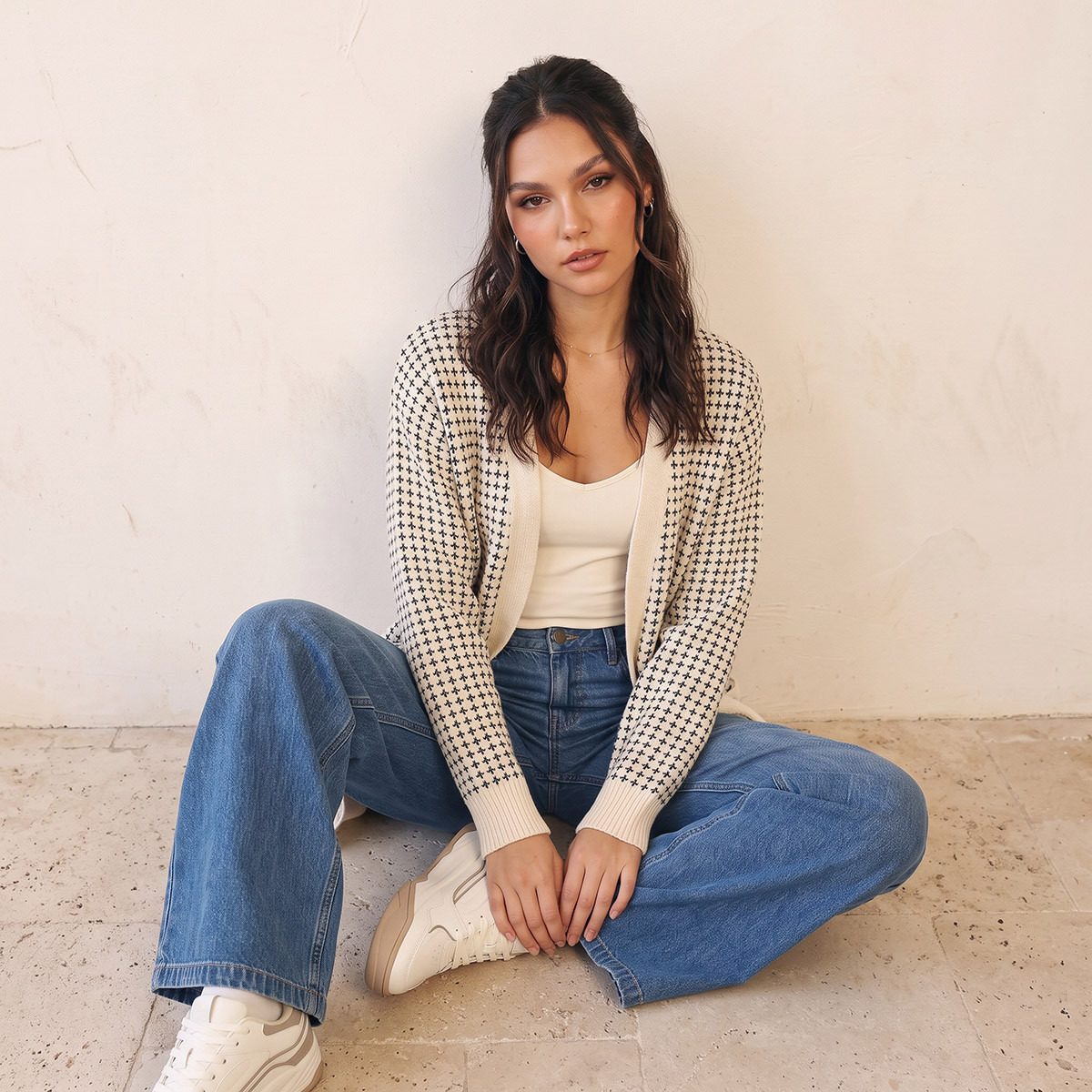 Splash Youth Longline Textured Cardigan-women-winterwear-cardigansandjumpers-cardigans-image-6