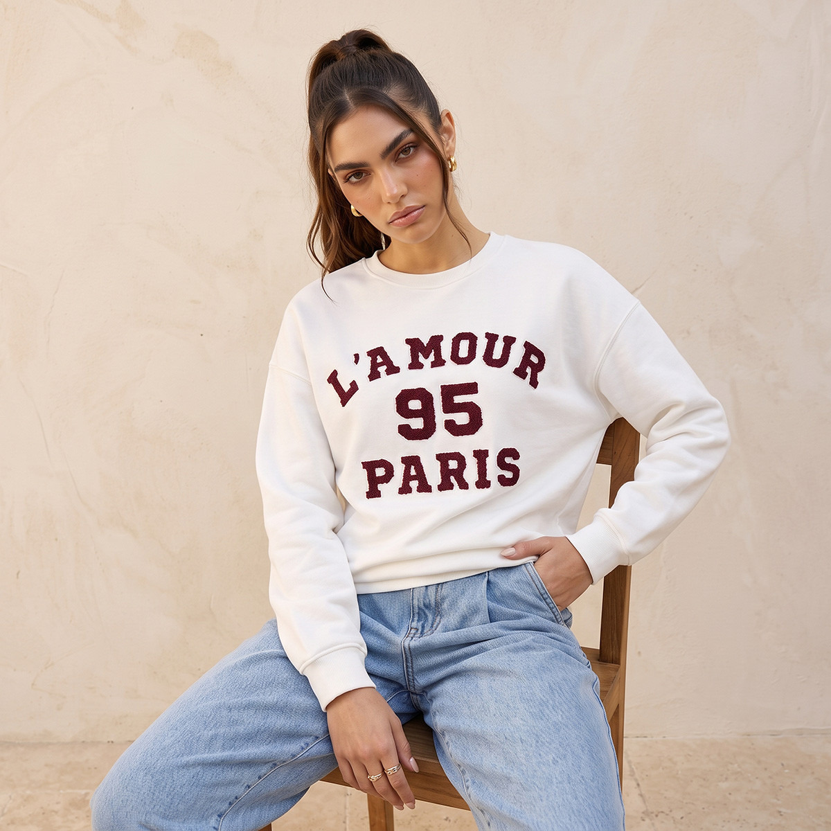 سويت شيرت بتطريز من سبلاش يوث-women-clothing-hoodiesandsweatshirts-sweatshirts-image-5