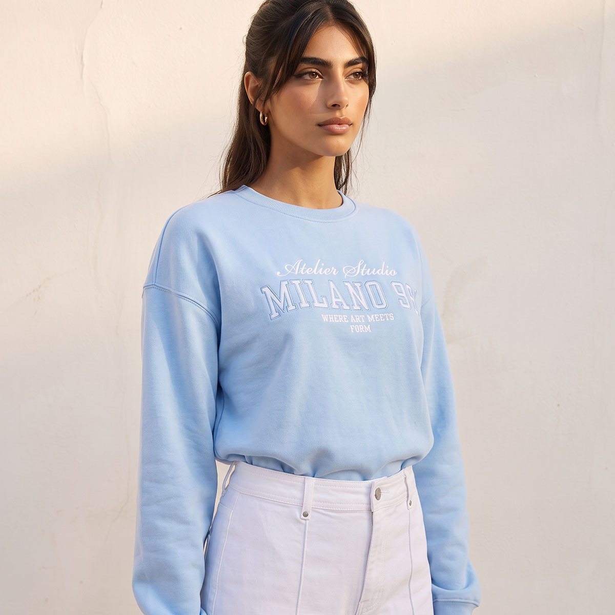 سويت شيرت بطبعة كتابات من سبلاش يوث-women-clothing-hoodiesandsweatshirts-sweatshirts-image-4