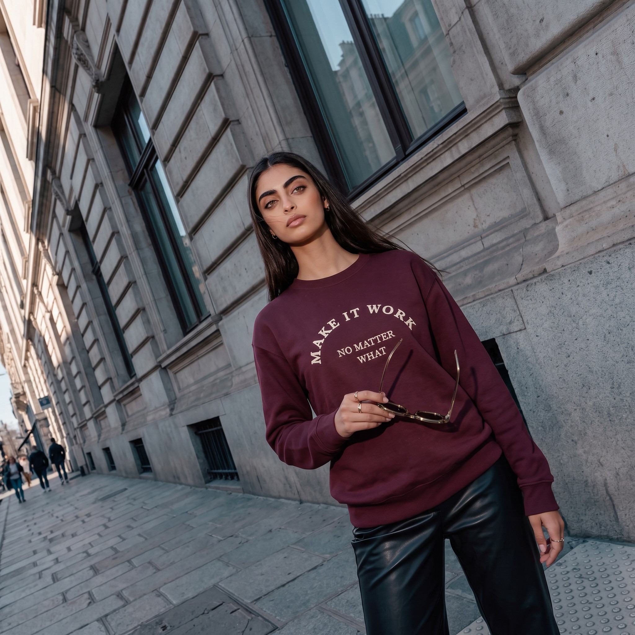 Splash Youth Sweatshirt with Slogan Print-women-clothing-hoodiesandsweatshirts-sweatshirts-image-1