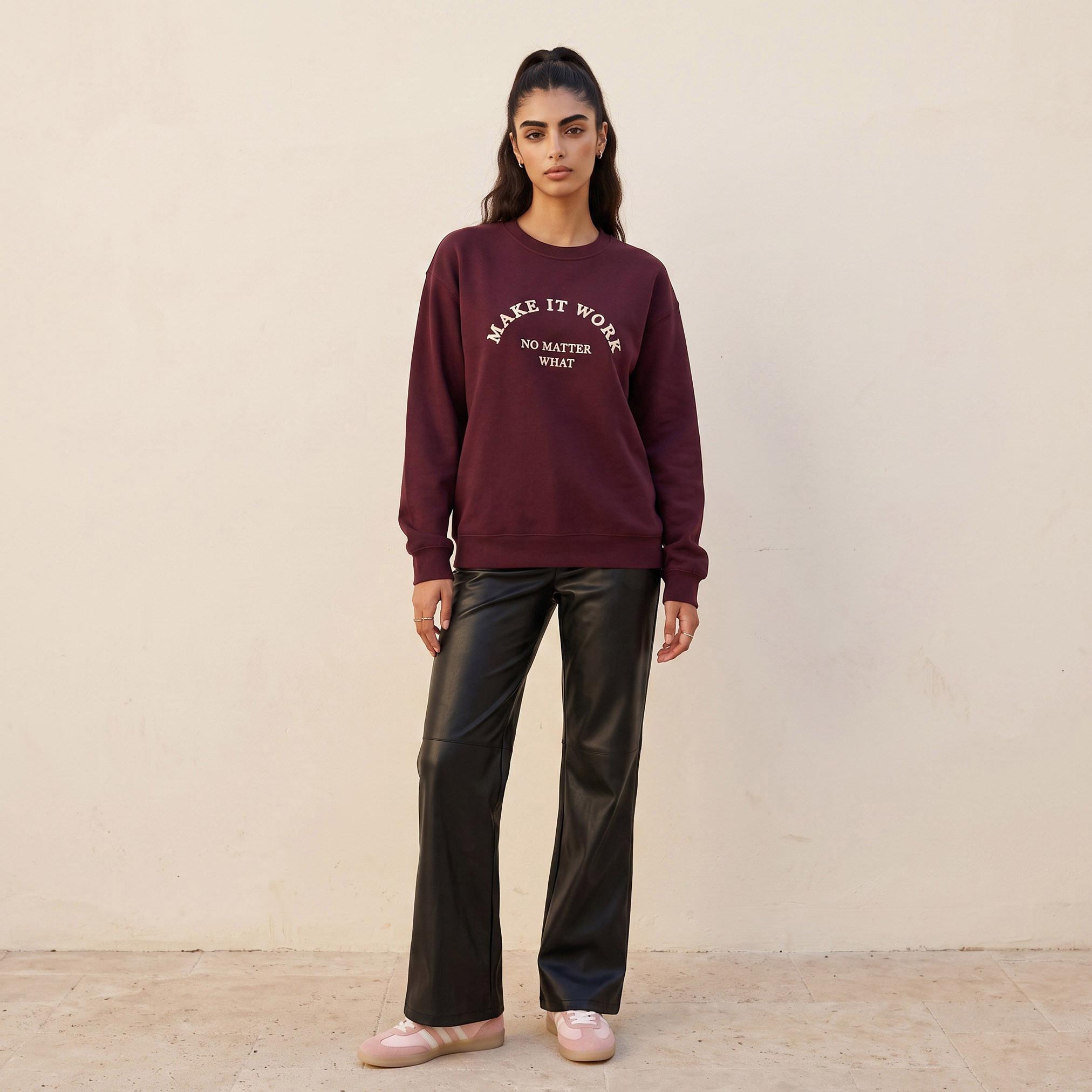 Splash Youth Sweatshirt with Slogan Print-women-clothing-hoodiesandsweatshirts-sweatshirts-image-3