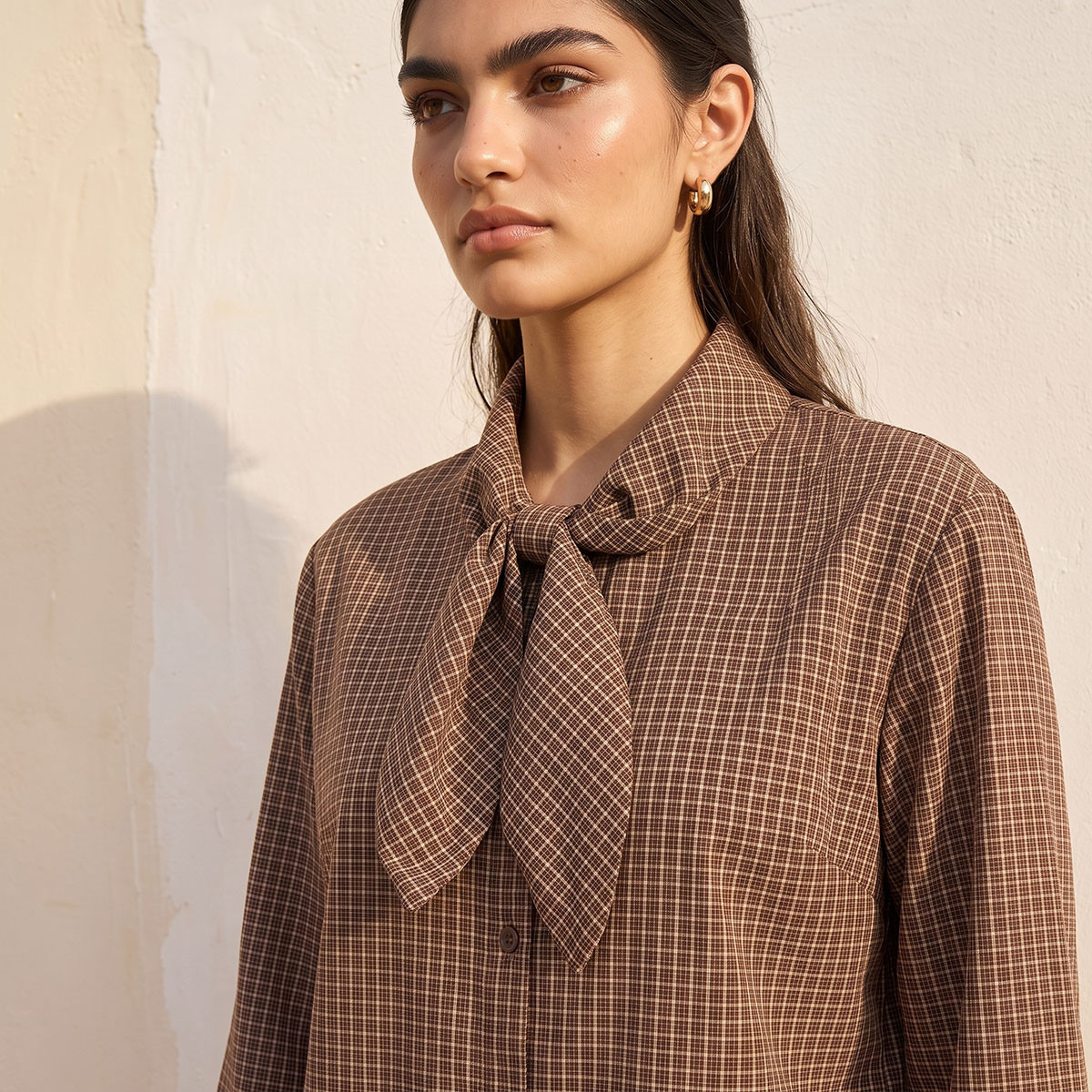 Splash Youth Shirt with Tie Neck-women-clothing-shirtsandblouses-shirts-image-5