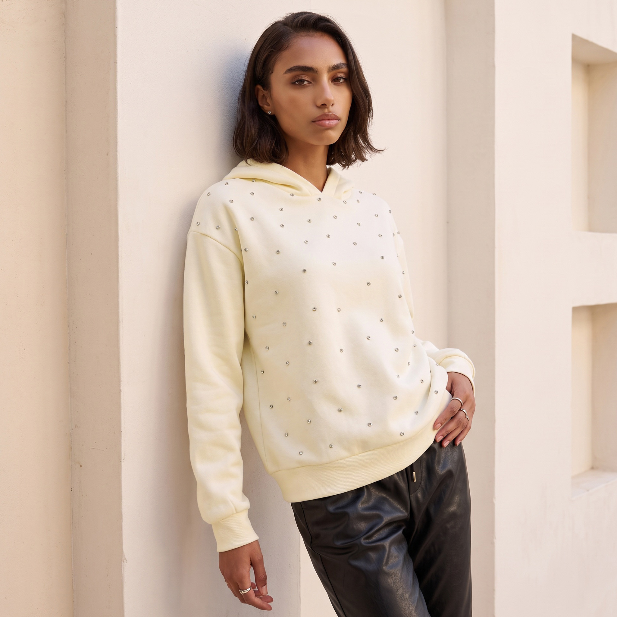 سويت شيرت مزين بغطاء رأس من يوث من سبلاش-women-clothing-hoodiesandsweatshirts-sweatshirts-image-2